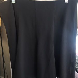 Loft black skirt